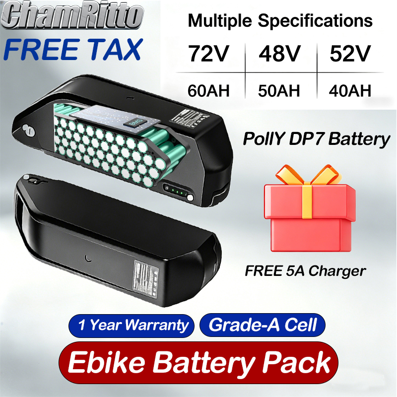 Electric bicycle bike battery  - 72V 50Ah 21700 Lithium Battery ulasan dan harga