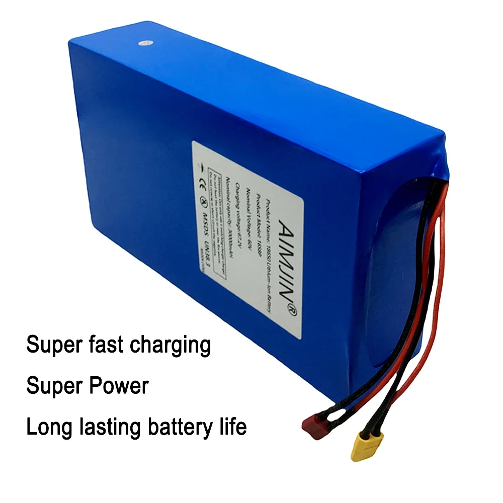 16S8p 1000-3000W Brand New Lit - 60V 50Ah Electric Scooter Battery ulasan dan harga