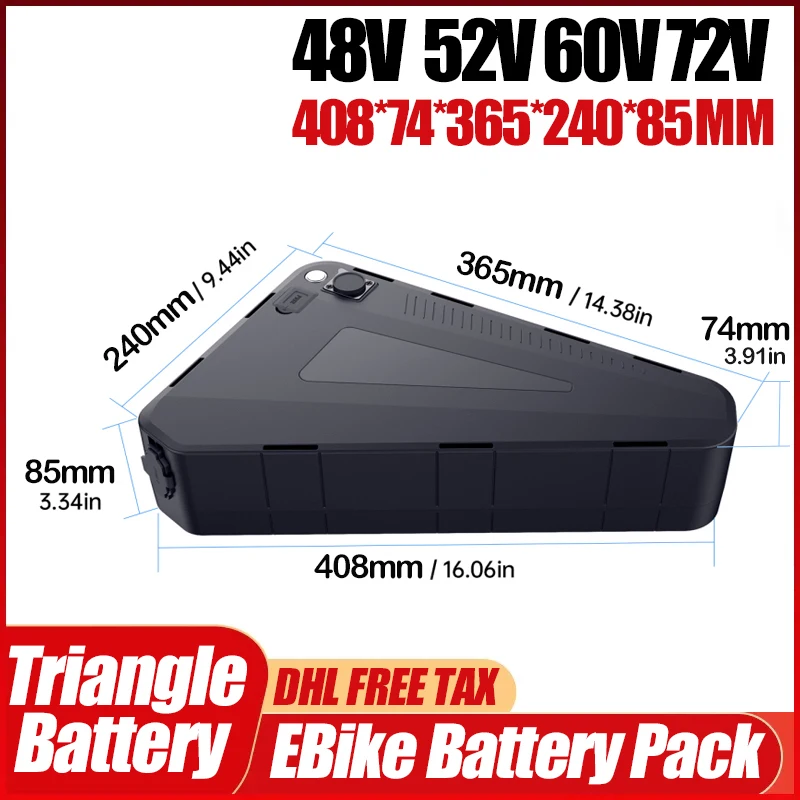 Electric Bicycle 60v 72v Trian - 72V 50Ah 21700 Lithium Battery ulasan dan harga