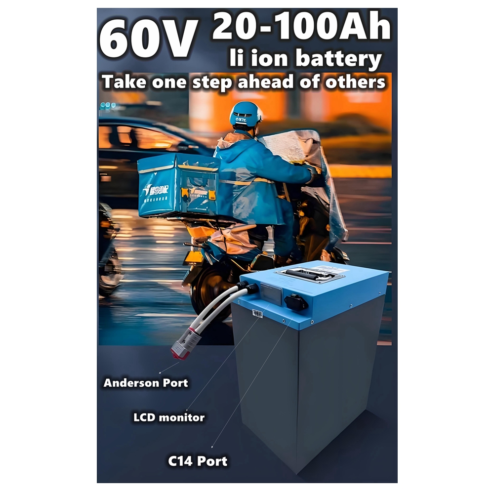 HS 60V Scooter li ion battery  - 60V 50Ah Electric Scooter Battery ulasan dan harga