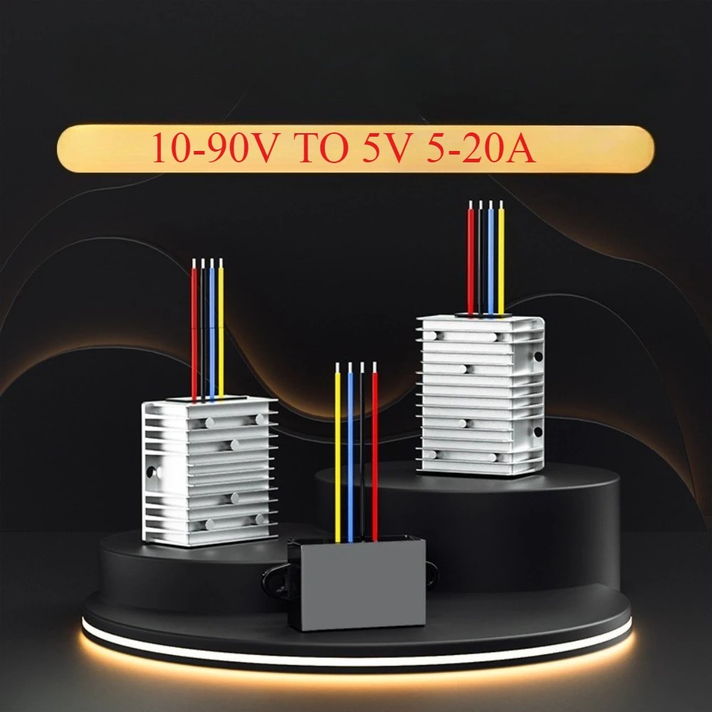 DC 10-90V to 5V Converter 5Vol - 72V 15A Fast Charger ulasan dan harga