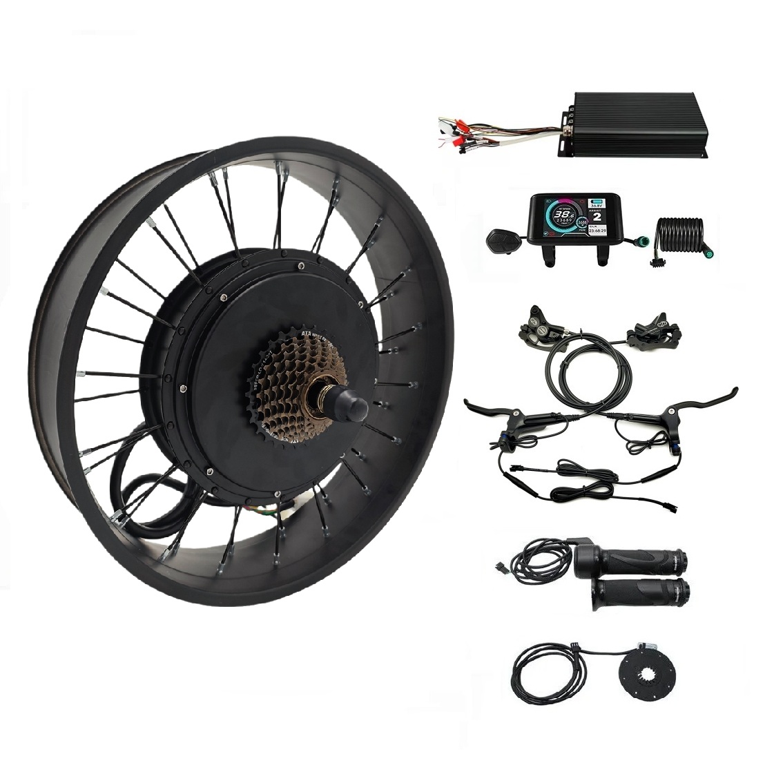 48V-72V 100A 5000W eBike Fat W - 72V 100A Sabvoton Controller ulasan dan harga