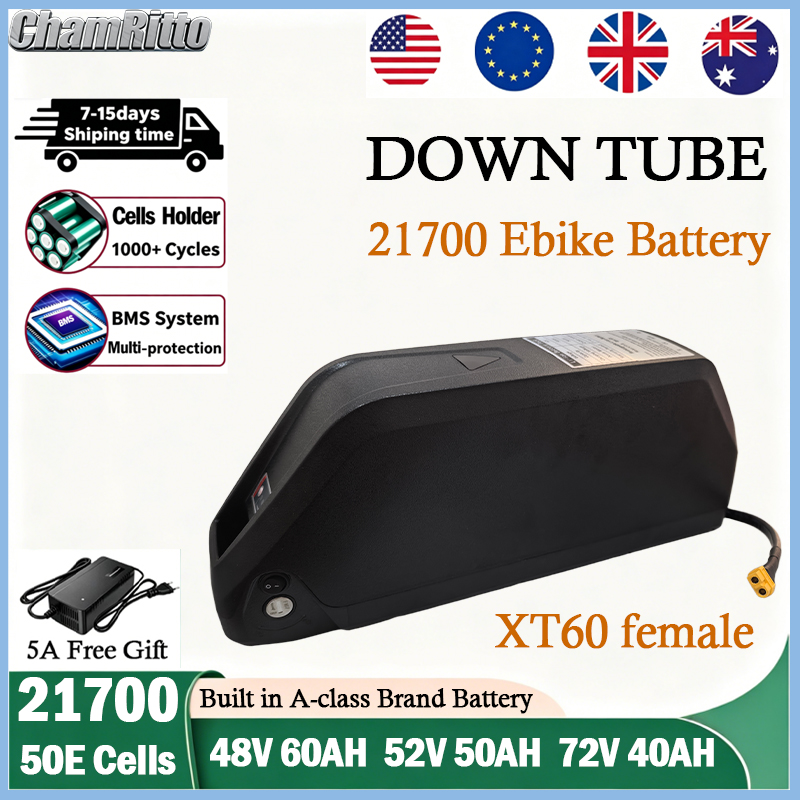 48v 52v 25ah 30ah 40ah 50ah 60 - 72V 50Ah 21700 Lithium Battery ulasan dan harga