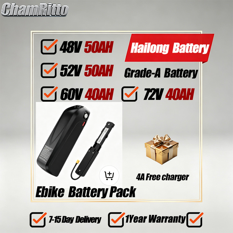 E bike Battery 21700 Hailong P - 72V 50Ah 21700 Lithium Battery ulasan dan harga