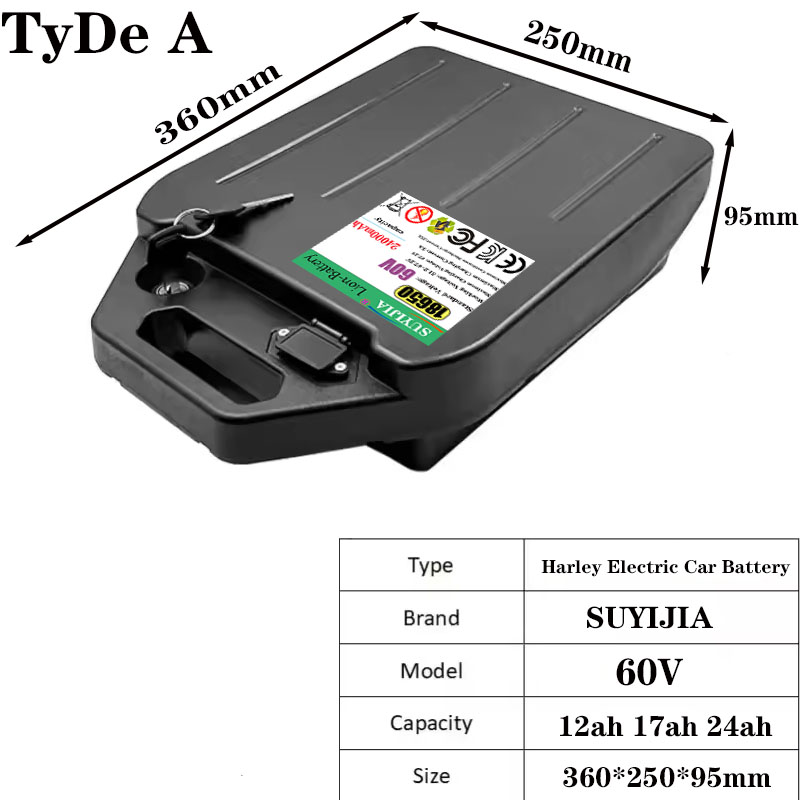 HarleyBatteryCitycocoElectricB - 60V 50Ah Electric Scooter Battery ulasan dan harga