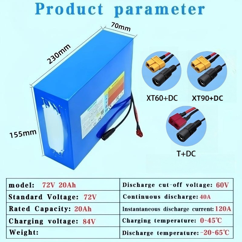21700 72V Lithium Battery Pack - 72V 40Ah Lifepo4 Battery Pack ulasan dan harga