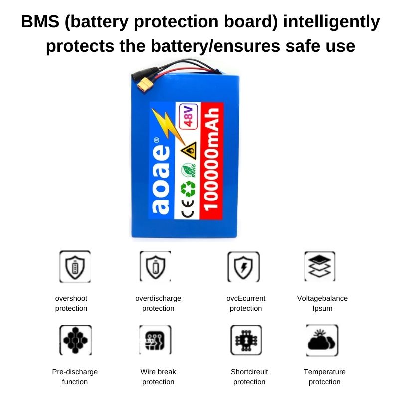 13S8P 48V 100ah Lithium Batter - 60V 50Ah Electric Scooter Battery ulasan dan harga