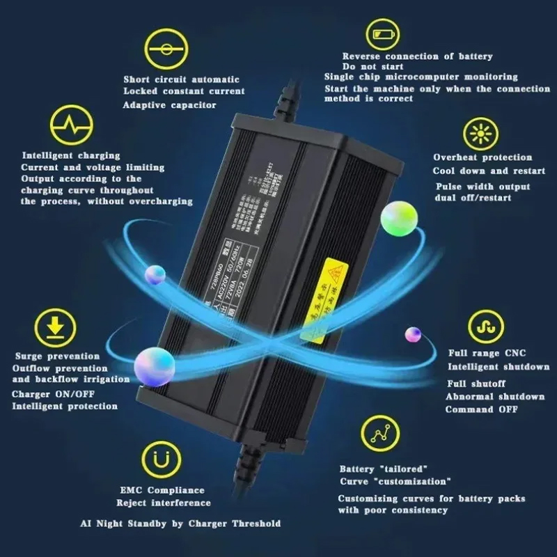 72V 20S 84V Smart Lifepo4 Batt - 84V 20A Smart Charger ulasan dan harga