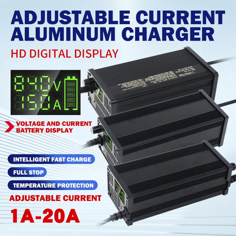 72V Adjustable Lithium Battery - 72V 15A Fast Charger ulasan dan harga