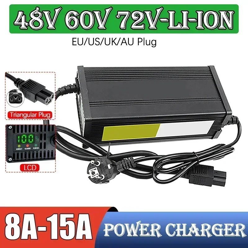 48V 60V 72V Electric Vehicle L - 72V 15A Fast Charger ulasan dan harga