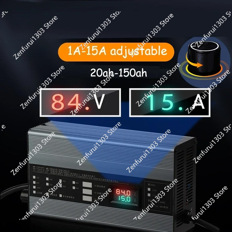 1A - 15A 36V 48V 58.4V 72V 60V - 72V 15A Fast Charger ulasan dan harga