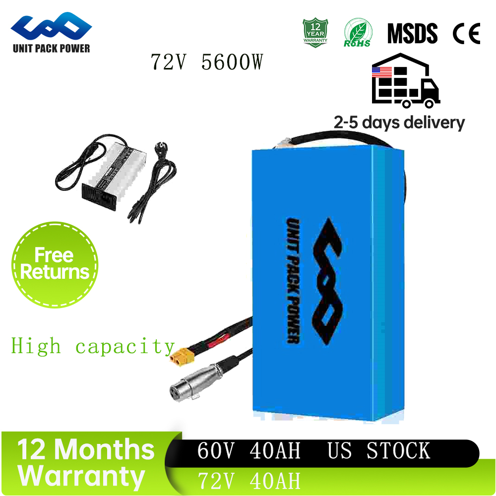 48V 40Ah 60V 72V Ebike Batteri - 72V 40Ah Lifepo4 Battery Pack ulasan dan harga