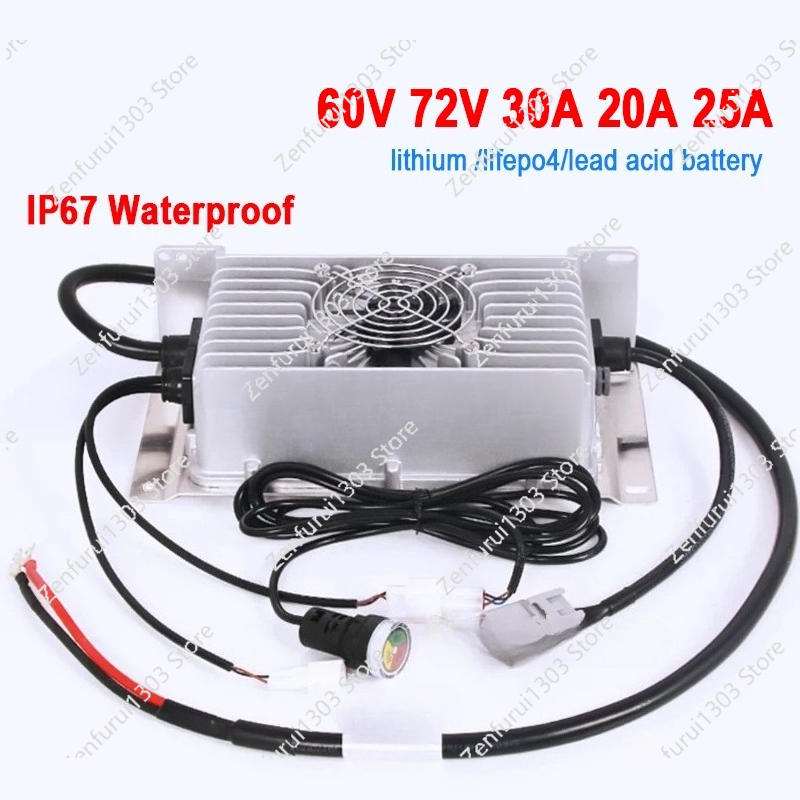 72V 30A 60V 20A  50A 40A Smart - 84V 20A Smart Charger ulasan dan harga